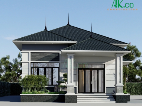 AK HOUSE – Đơn Vị Xây Dựng Nhà Ở Uy Tín, Thiết Kế Nhà Mái Nhật Đẹp Tại Kiên Giang
